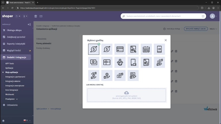 Edycja formy płatności